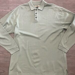 Tommy Bahama Men's Green Polo Shirt Large